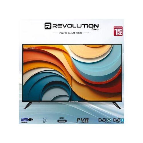 REVOLUTION TV 40" FHD WIFI - Récepteur Intégré - YouTube - Abonnement Nashare 1 an + Support Mural
 Fiche Technique et Prix au Maroc