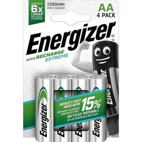 Energizer 4 Piles Rechargeables AA 2300 mAh Pré Charge // Blister de 4 Piles
 Fiche Technique et Prix au Maroc