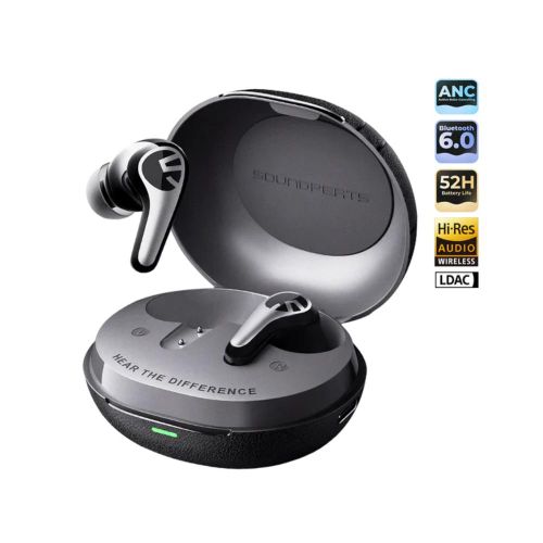 Soundpeats Écouteurs sans fil C30 - Bluetooth 6 - Drivers 12mm - 6 micros avec ENC - Appels clairs avec basses profondes, Mode jeu, Autonomie 52h, IPX4, Personnaliser l'EQ via l'application - Black
 Fiche Technique et Prix au Maroc