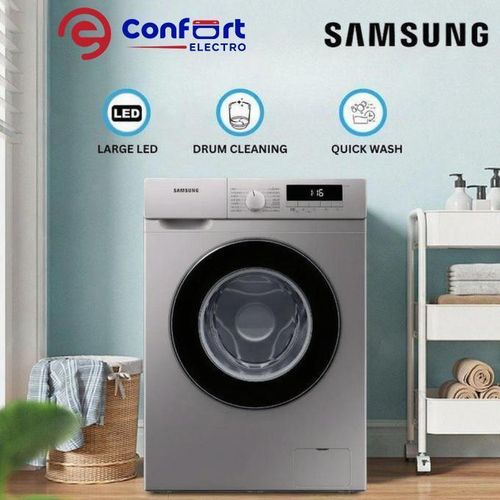 Samsung MACHINE À LAVER SAMSUNG 7KG 1200TR INOX , Quick Wash 18 min, 1200 t/min, 14 programmes, écran LED
 Fiche Technique et Prix au Maroc