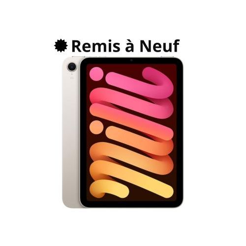 Apple iPad mini 7 (A17 PRO) 8.3-inch - 128 GB - Wi-Fi - Starlight - Remis à Neuf
 Fiche Technique et Prix au Maroc