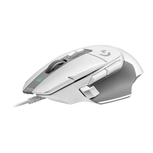 Logitech G502 X Souris Gaming Filaire - LIGHTFORCE boutons primaires hybrides optique-mécanique, capteur gaming HERO 25K, compatible avec PC - macOS/Windows - Blanc
 Fiche Technique et Prix au Maroc
