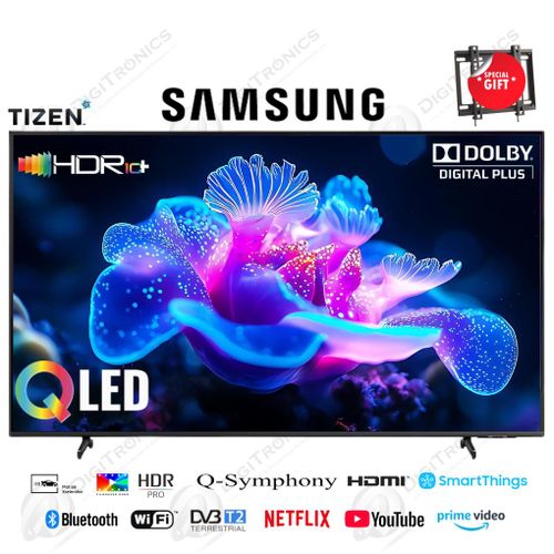 Samsung 65 QLED Tizen Smart Tv Quantum HDR10+, Dual LED, Alexa et Gaming Hub, Q68D
 Fiche Technique et Prix au Maroc