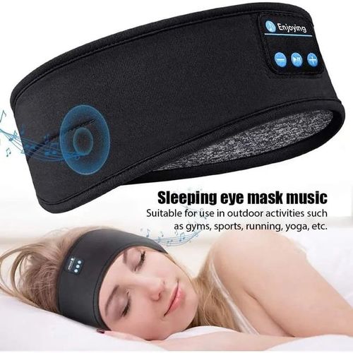 Masque de sommeil, Bandeau sport  sans fil avec écouteurs de musique Bluetooth
 Fiche Technique et Prix au Maroc