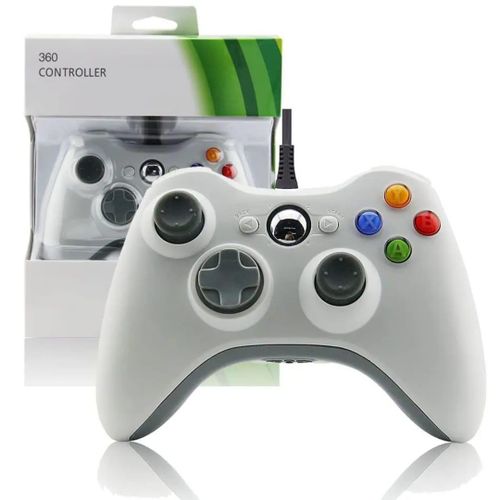 Manette Filaire Compatible Xbox 360 et PC – Câble 2,5 m, Design Confortable et Haute Performance
 Fiche Technique et Prix au Maroc