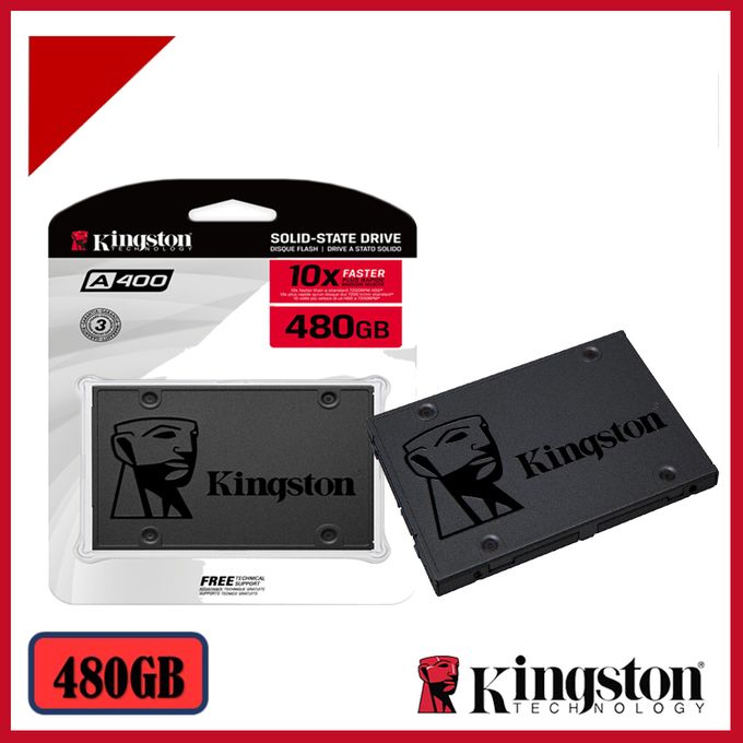 Kingston Disque dur interne SSD 480GB (2.5"SATA 3) haute performance
 Fiche Technique et Prix au Maroc