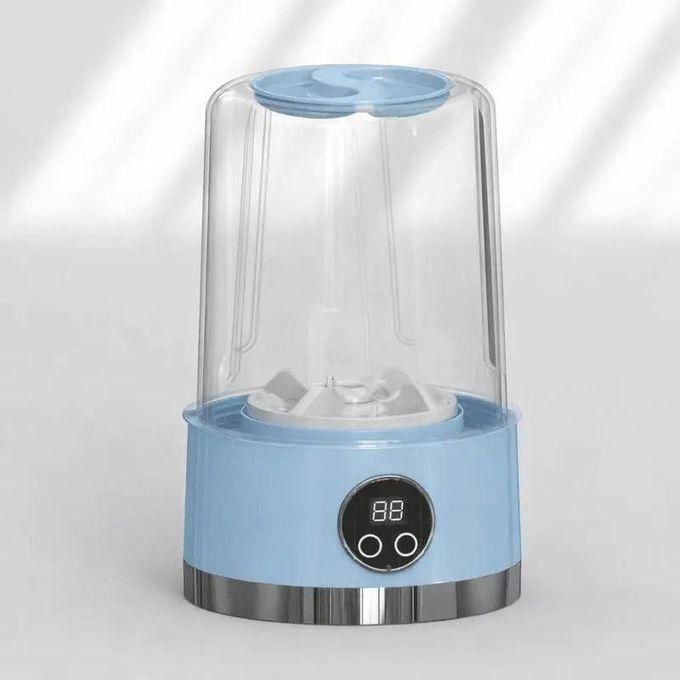 Machine à laver pour sous-vêtements, Mini machine à laver portable rechargeable 1L avec batterie 3000 mAh, Compacte et légère, idéale pour les appartements, les résidences étudiantes, les hôtels, les camping-cars, les voyages et le camping, bleu.
 Fiche Technique et Prix au Maroc