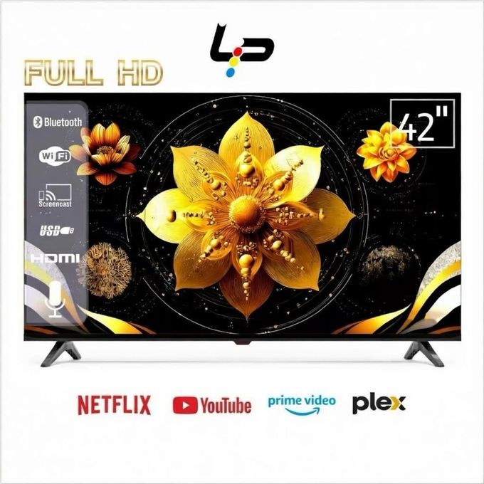 LP Smart TV 42 pouces - Image Full HD - Android 14.0 - WiFi - Idéale pour salon/famille - Tuner TV numérique
 Fiche Technique et Prix au Maroc