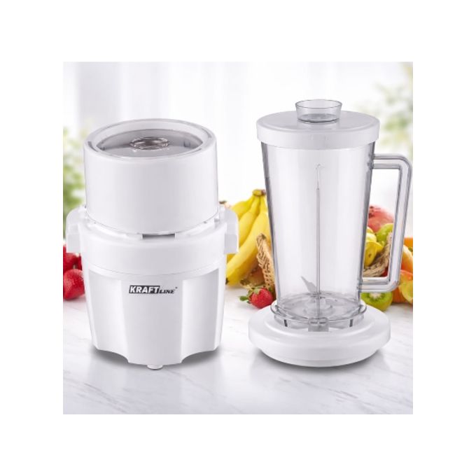 Kraft line Blender 1.25L Multifonction 3 en 1 - Mixeur + Moulin ? Compact et Puissant (KF-350 ).
 Fiche Technique et Prix au Maroc