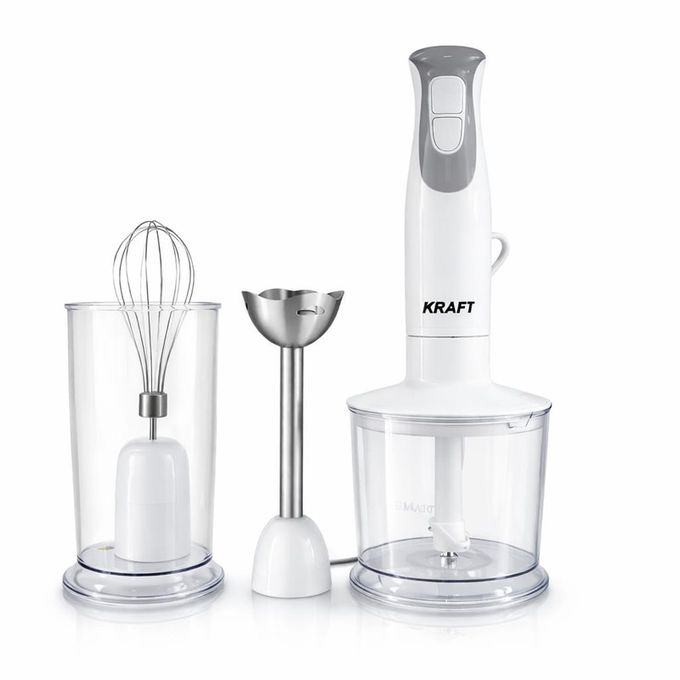 Kraft line Pack Mixeur plongeant 4 en 1 (Hand Blender) 500W
 Fiche Technique et Prix au Maroc