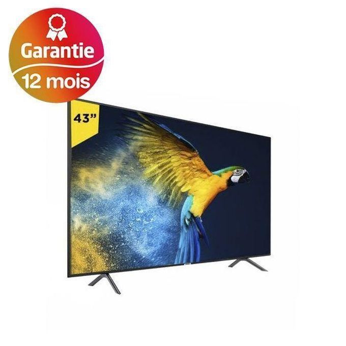 MORSAT Smart TV 43" Android.14 FHD - Récepteur Intégré +TNT +HDMI +USB
 Fiche Technique et Prix au Maroc