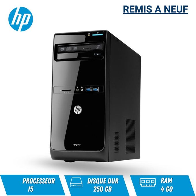 DELL Pro 3500 Intel® i5 Ram  4 Go DDR3-SDRAM 250Go HDD Windows 10 Pro Micro Tower PC Noir - Remis a Neuf
 Fiche Technique et Prix au Maroc