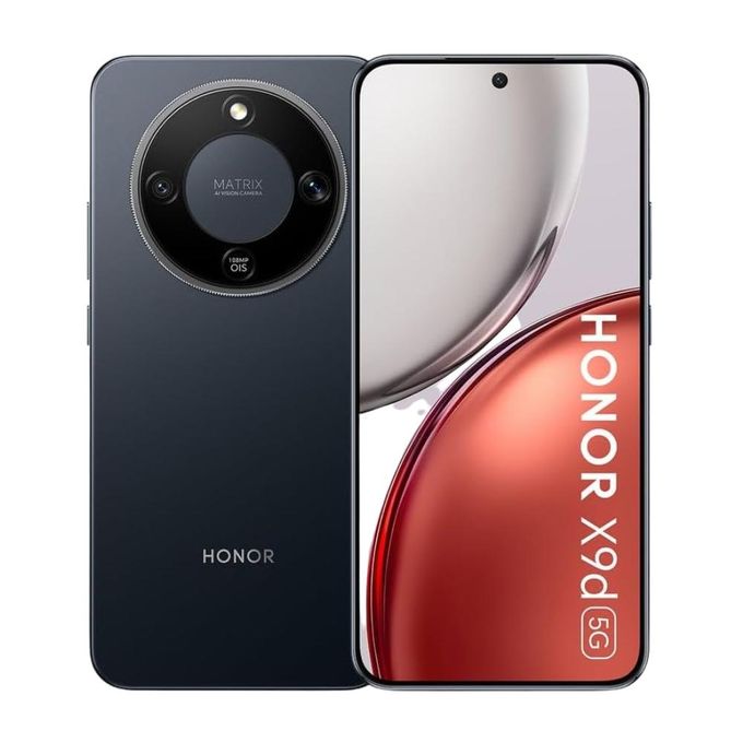 Honor X9d 5G 6.7" NFC (12GB jusqu'à 24Go / 256GB) OLED 1.5K - Snapdragon 6 Gen 4 - 8300mAH/66W -  - Midnight Black
 Fiche Technique et Prix au Maroc