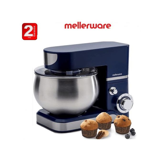 Mellerware Robot Pétrin BLEU 1000W 6 vitesses + Bol en inox 5L - 2 ans de garantie
 Fiche Technique et Prix au Maroc