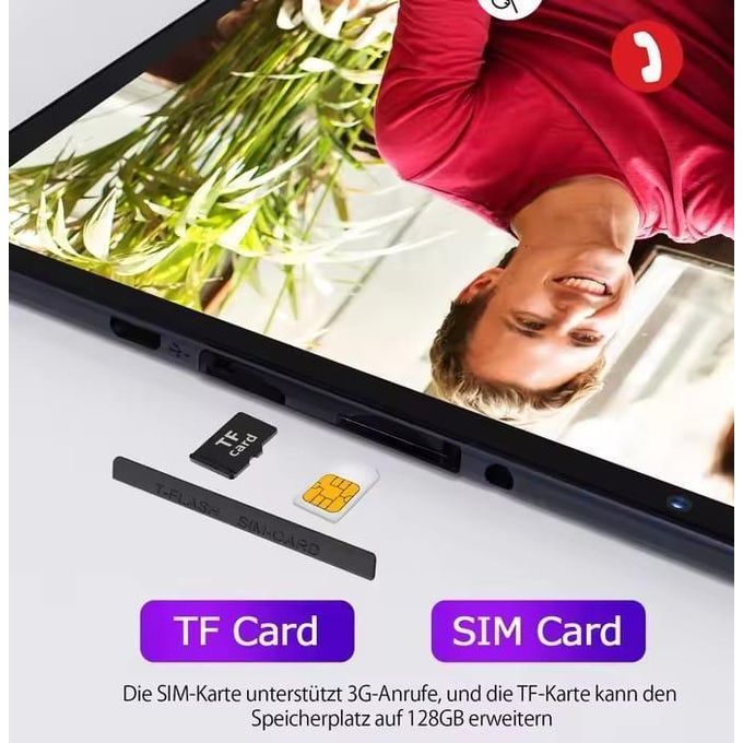 PRITOM Tablette Android 13 - Écran 10.1 - 64 Go Quad Core WiFi - prise en charge appel téléphonique 3G
 Fiche Technique et Prix au Maroc