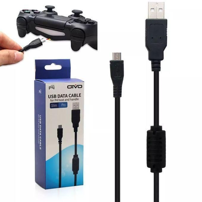 USB Data Cable pour Playstation 4 Slim et Pro 2 Mètres PS4 Controller
 Fiche Technique et Prix au Maroc