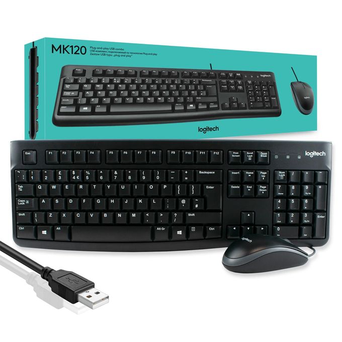 Logitech Kit Clavier & Souris MK120 (920-002539)
 Fiche Technique et Prix au Maroc