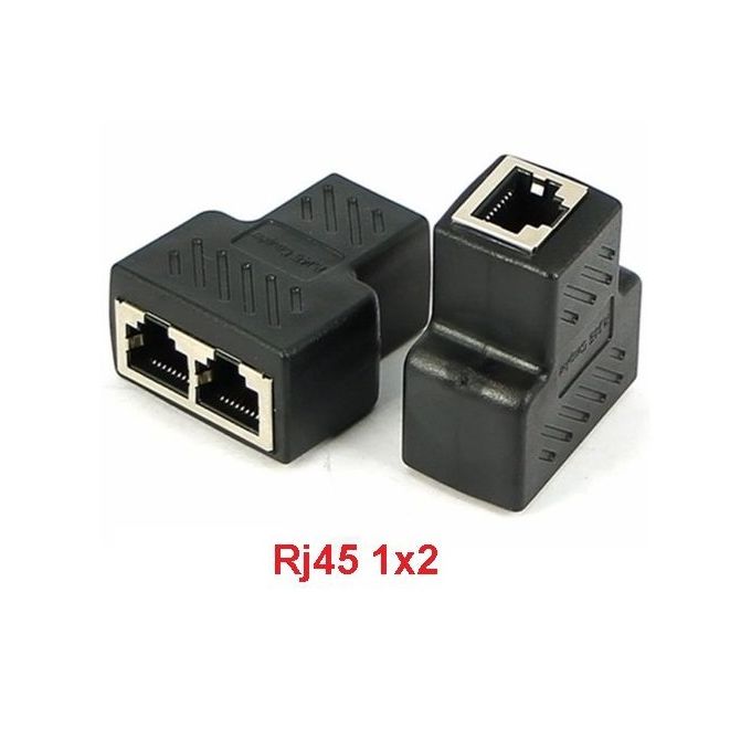 Splitter RJ45 vers 2x Rj45, Switch 2 Ports réseau LAN // RJ45 1 vers 2 Sans Emballage
 Fiche Technique et Prix au Maroc