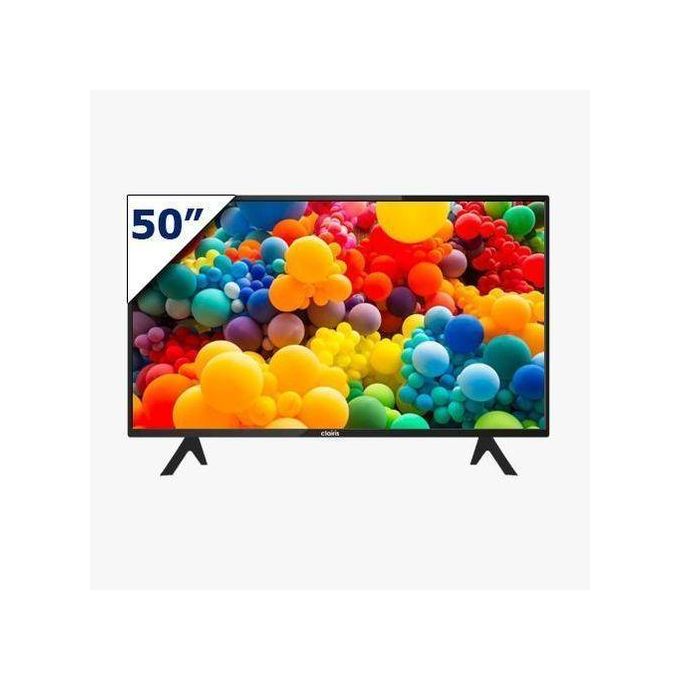 clairis Smart TV 50 – 4K UHD – Android TV – Récepteur Satellite & TNT Intégrés – WiFi & HDMI + SUPPORT
 Fiche Technique et Prix au Maroc