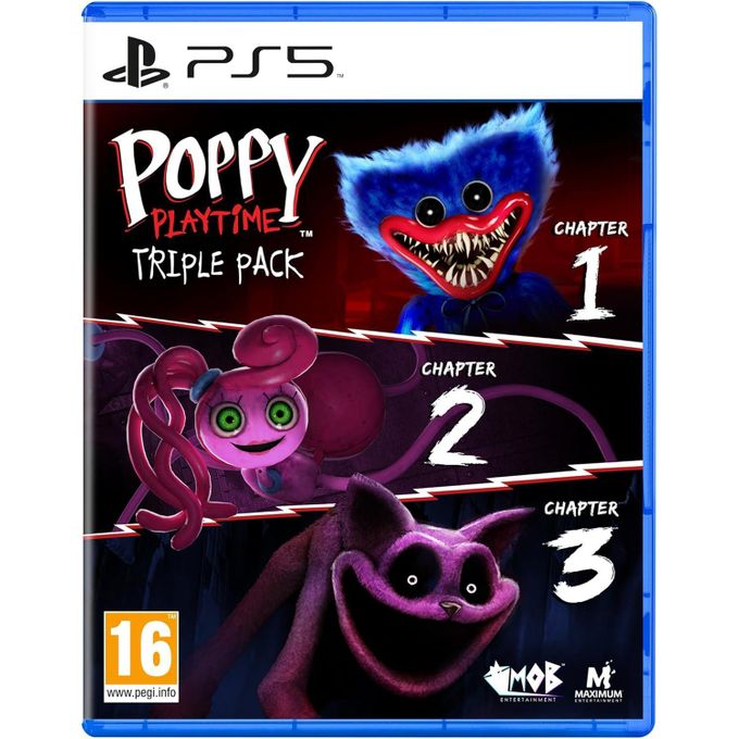 Mob Pack triple Poppy Playtime PS5
 Fiche Technique et Prix au Maroc