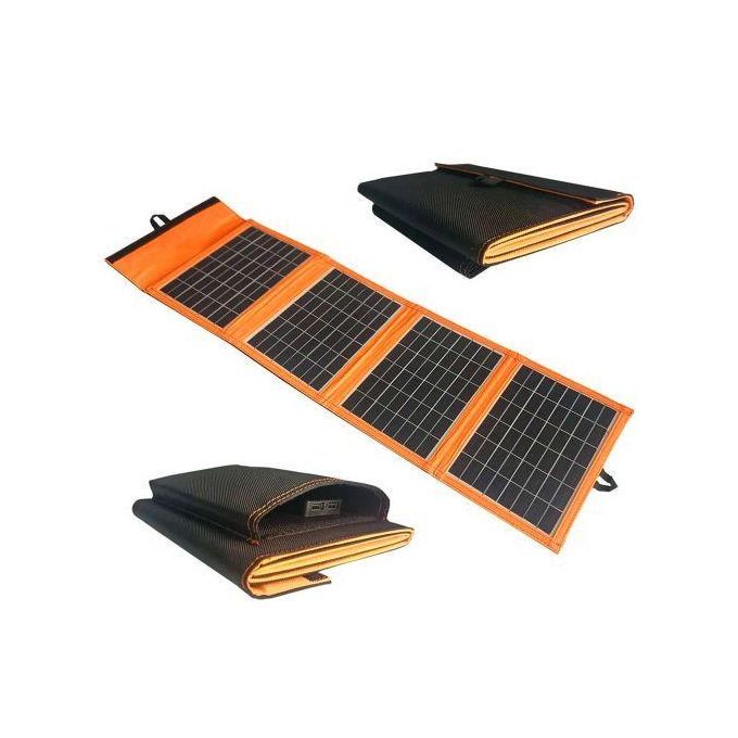 Cclamp Panneau Solaire Pliable Portable 40W – Chargeur Solaire avec 2 Ports USB QC3.0 & DC – Résistant à l’Eau, Léger & Compact pour Camping, Voyage et Extérieur
 Fiche Technique et Prix au Maroc