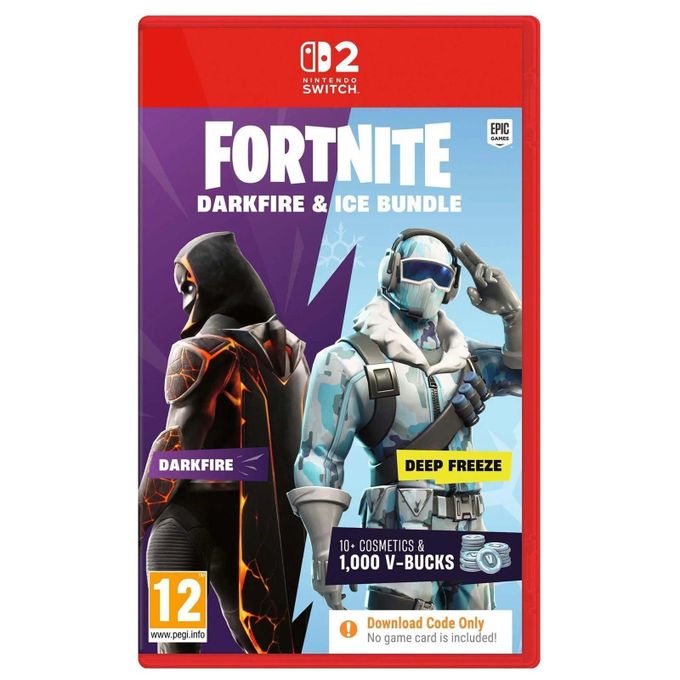 Nintendo Switch Fortnite Switch 2 - 1000 Vbucks + Darkfire & Ice Bundle
 Fiche Technique et Prix au Maroc
