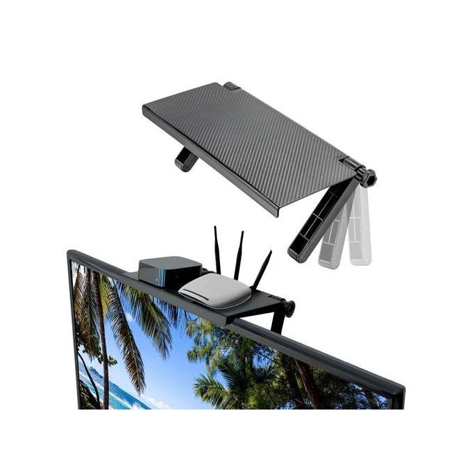 écran haut stockage étagère support TV moniteur Riser bureau support ordinateur
 Fiche Technique et Prix au Maroc