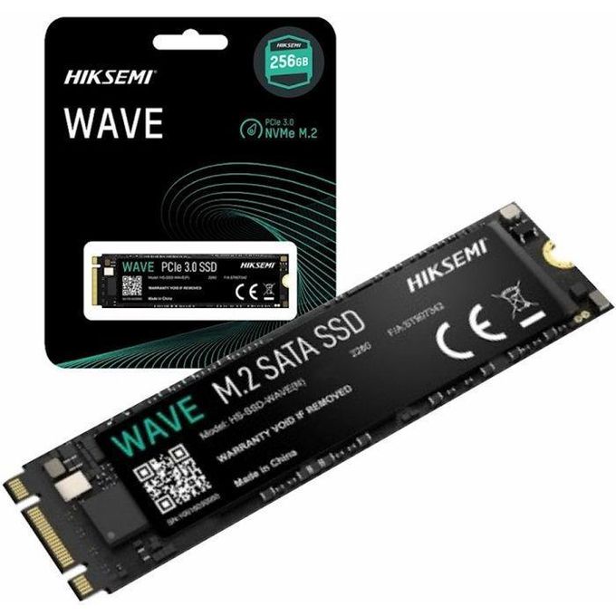 hiksemi Disque Dur interne SSD Wave(P) M.2 2280 PCIe 3.0 NVMe 256 Go
 Fiche Technique et Prix au Maroc
