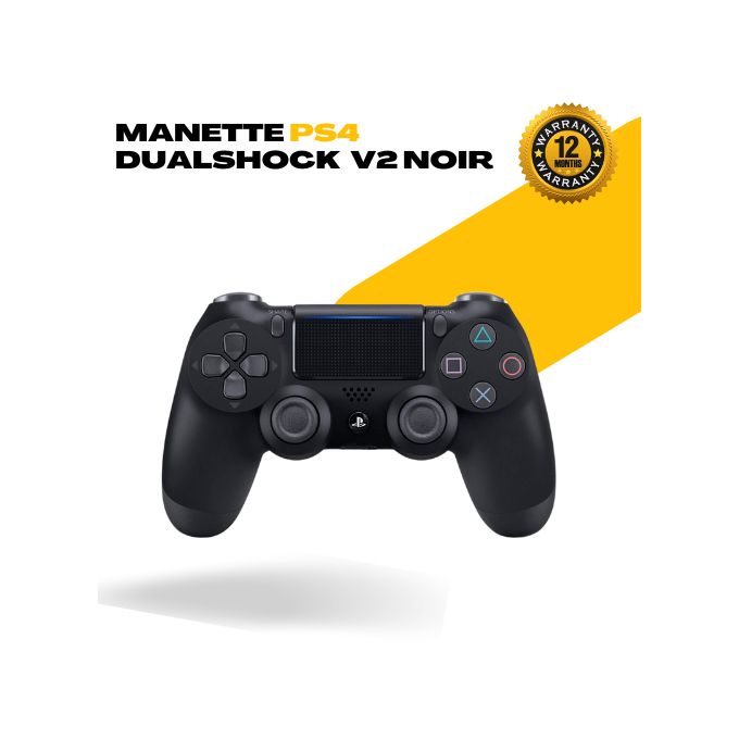 Manette Pour PS4, DualShock V2 - Noir
 Fiche Technique et Prix au Maroc