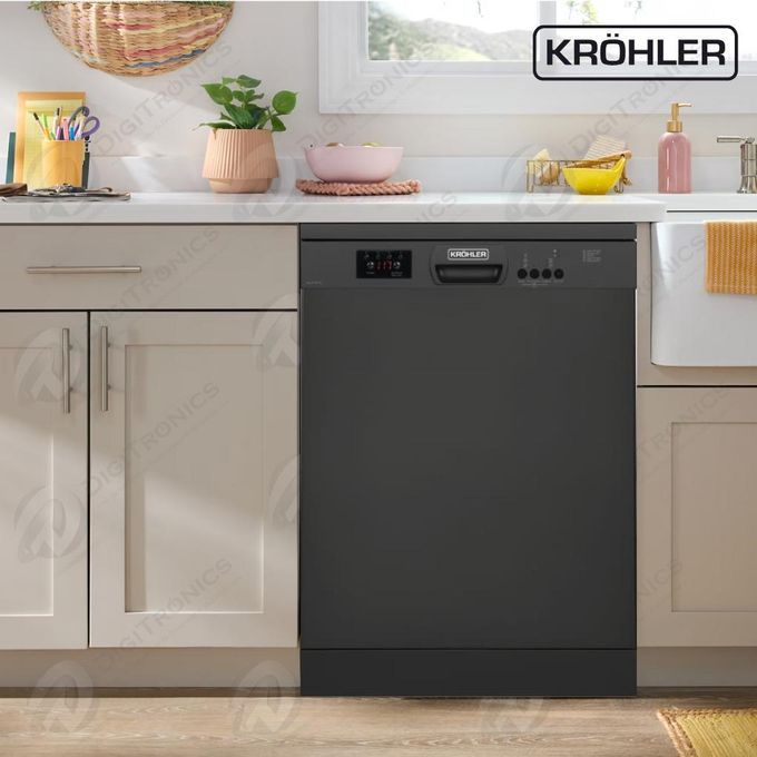 Kr”hler Lave-vaisselle pose libre 12 couverts, 5 programmes, Classe A++, KLV-Y-1D-G
 Fiche Technique et Prix au Maroc