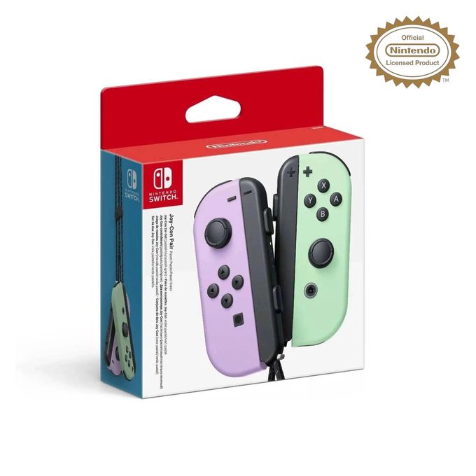 Nintendo Paire manettes Joy-Con Violet pastel et Vert Pastel Switch
 Fiche Technique et Prix au Maroc