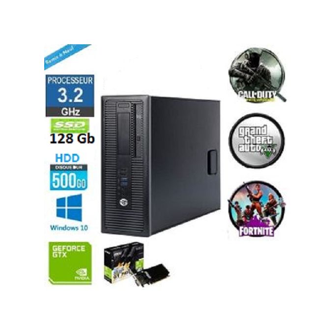 Hp PC GAMER Core i5-4570 3.20Ghz 8Go SSD128Go/hdd 500Go msi GT710 -Remis a Neuf
 Fiche Technique et Prix au Maroc