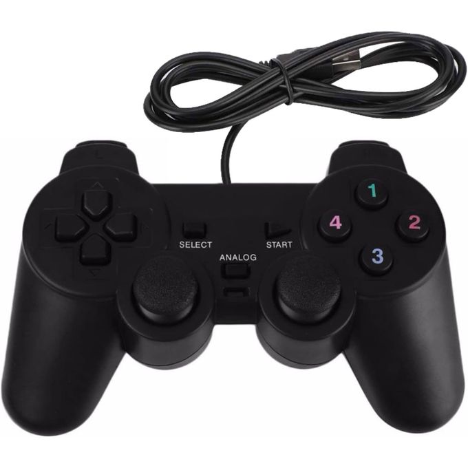 Manette de jeu filaire USB contrôleur de jeu Joystick pour PC Laptop
 Fiche Technique et Prix au Maroc