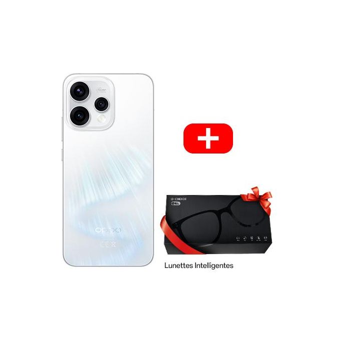 Oppo Reno15 5G - 12GB + 512 GB -  50MP Selfie Ultra Grand-Angle – 3,5x - Aurora White + Lunettes Intelligentes
 Fiche Technique et Prix au Maroc
