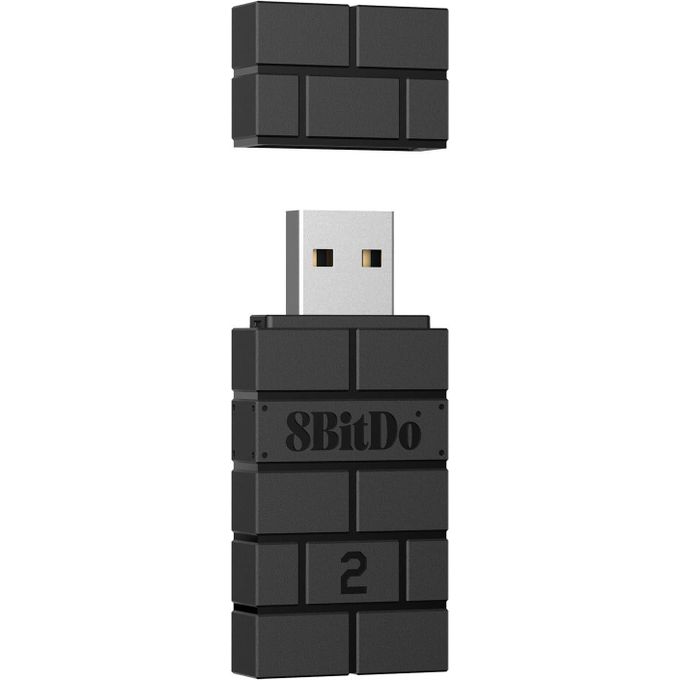 8Bitdo Wireless USB Adapter 2 for Switch, Switch OLED, Windows PC, Mac and Raspberry Pi, pour PS5, PS4, Switch Pro Controller
 Fiche Technique et Prix au Maroc