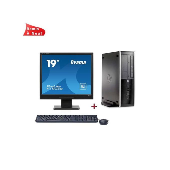 Hp Compaq Pro 6300  Intel® Core™ i5-3470 (3.2GHz) - 8Go , 500Go avec Ecran IIyama 19"  (Remis à Neuf)
 Fiche Technique et Prix au Maroc