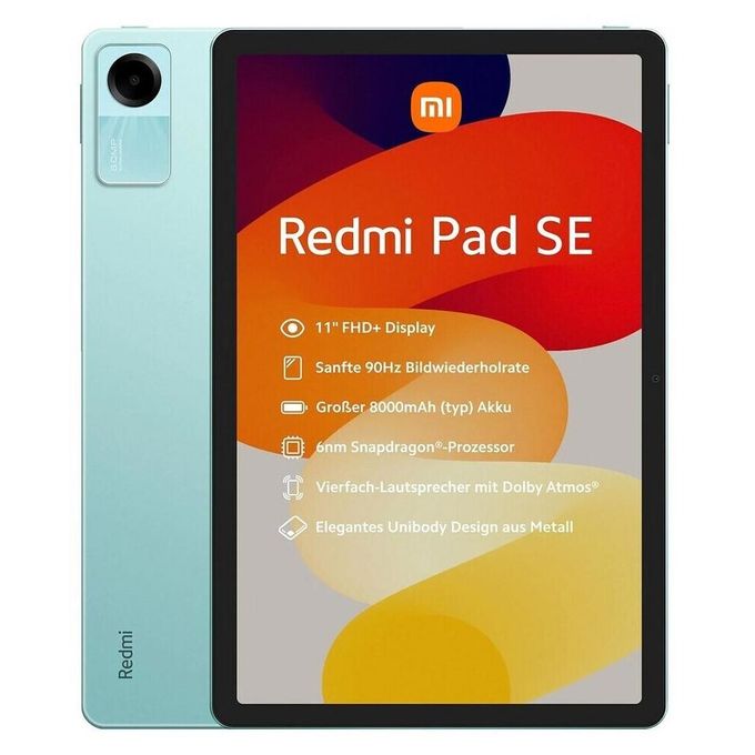 XIAOMI Redmi Pad SE 11" Wifi (8 Go / 256 Go) - Minth Green
 Fiche Technique et Prix au Maroc