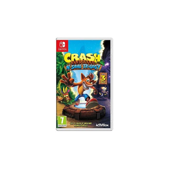 Crash Bandicoot N.Sane Trilogy Nintendo Switch
 Fiche Technique et Prix au Maroc