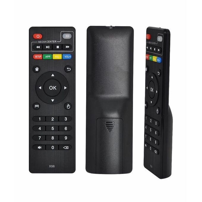 Télécommande Universelle pour Android TV Box - Compatible avec MXQ Pro, 4K, T95M, T95N, T95X, H96 Pro+, X96, S905W
 Fiche Technique et Prix au Maroc