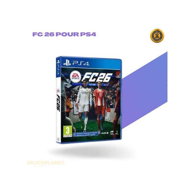 EA Sports Jeu FC 26 pour PS4 - CD
 Fiche Technique et Prix au Maroc