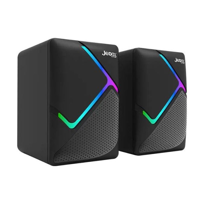 Jedel Haut-parleur  RGB super bas Multimedia USB 2.0 avec Contrôle du Volume Réglable
 Fiche Technique et Prix au Maroc