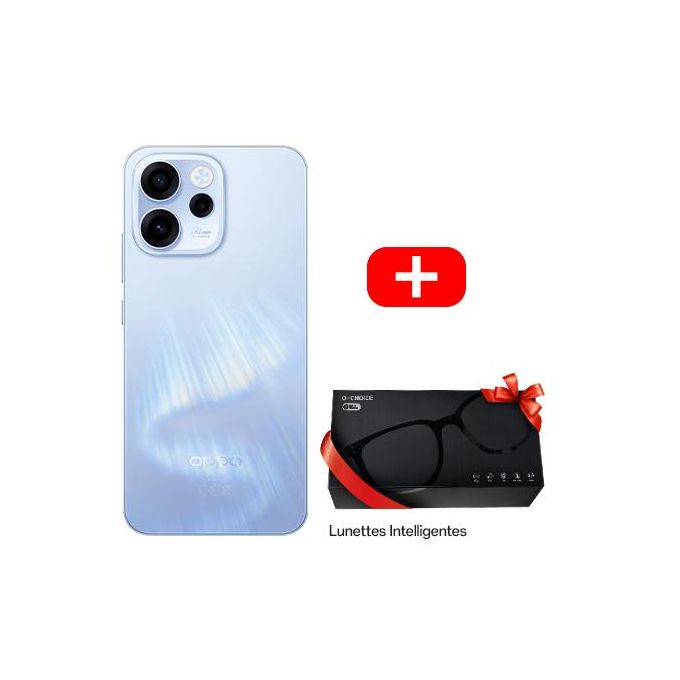 Oppo Reno15 F 5G - 12GB + 512 GB - 50MP Selfie Ultra Grand-Angle - 7000mAh de batterie – Aurora Blue + Lunettes Intelligentes
 Fiche Technique et Prix au Maroc
