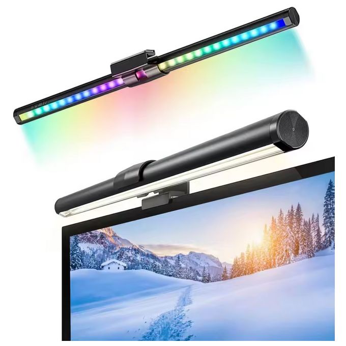 Barre Lumineuse Moniteur PC Lampe LED, Tactile, RGB, Luminosité Réglable, USB - 45cm
 Fiche Technique et Prix au Maroc