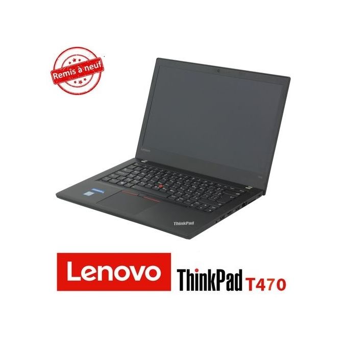 Lenovo PC PORTABLE Thinkpad T470 Core i5 -6ème Génération RAM 16GB 256 SSD -Remis a Neuf
 Fiche Technique et Prix au Maroc