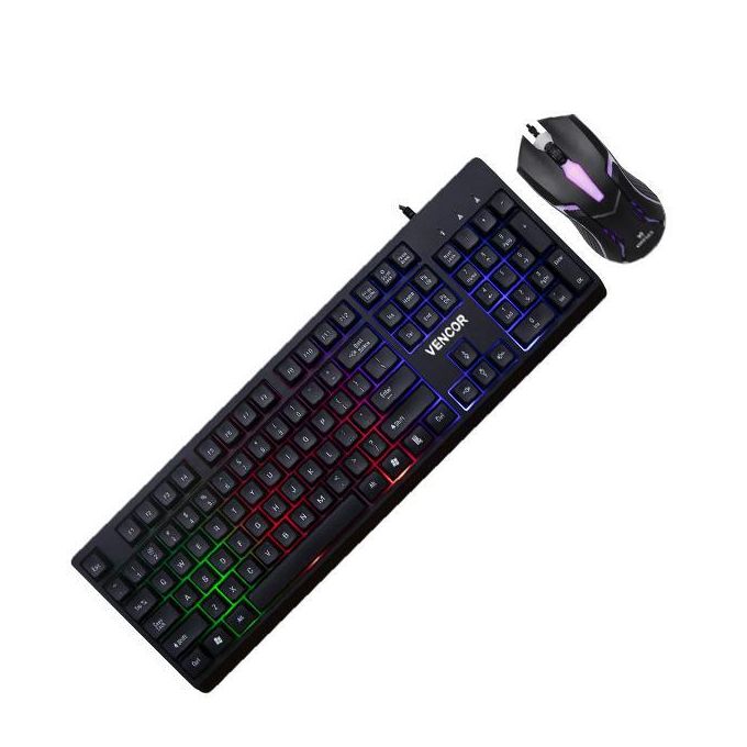 Combo Clavier et Souris Gamer Gaming – Clavier gamer RGB Rétroéclairé + Souris Haute Précision
 Fiche Technique et Prix au Maroc