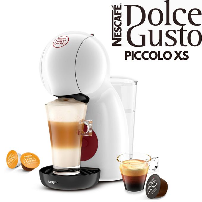 Nescafe Dolce Gusto PICCOLO XS White Edition Cafétiere à Capsule 15 Bar Haute Pression Machine à Café Multi Boisson Chaud Et Froid
 Fiche Technique et Prix au Maroc