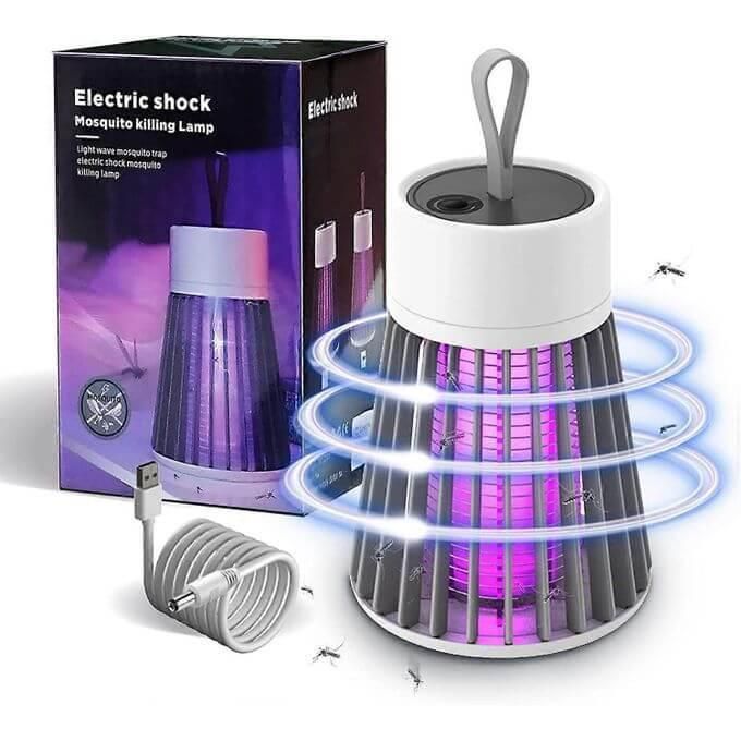 Lampe Anti-Moustiques UV Rechargeable USB – Désinsectiseur Électrique Silencieux pour Intérieur, Piège à Insectes Portable avec Grille Sécurisée
 Fiche Technique et Prix au Maroc