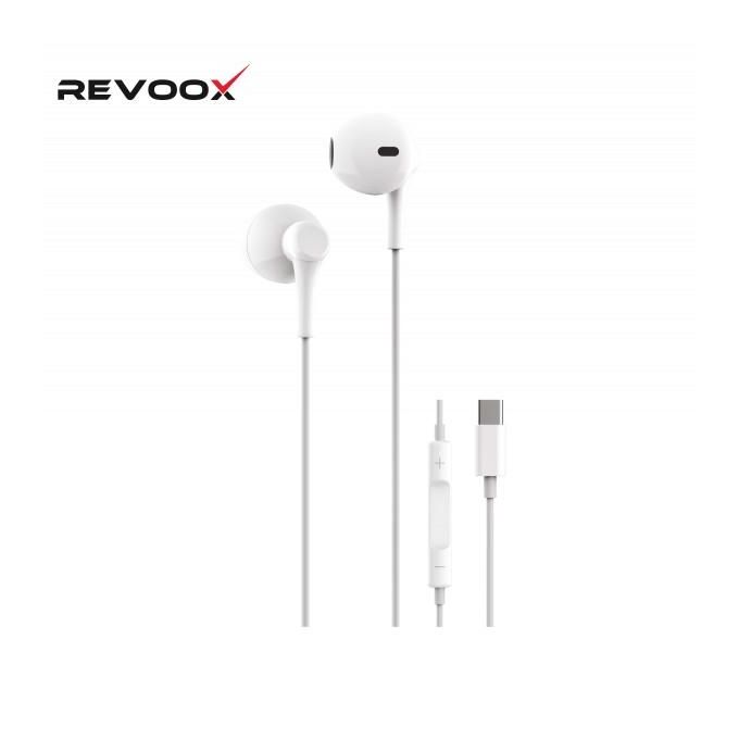 Revoox Écouteurs filaires Type-C, Earphones Type-C
 Fiche Technique et Prix au Maroc