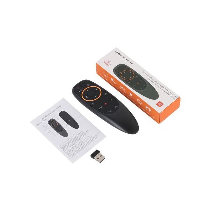 G10 Remote Control 2.4G Wireless Air Mouse Microphone Gyroscope  for Android TV-box PRO H96Max X96
 Fiche Technique et Prix au Maroc