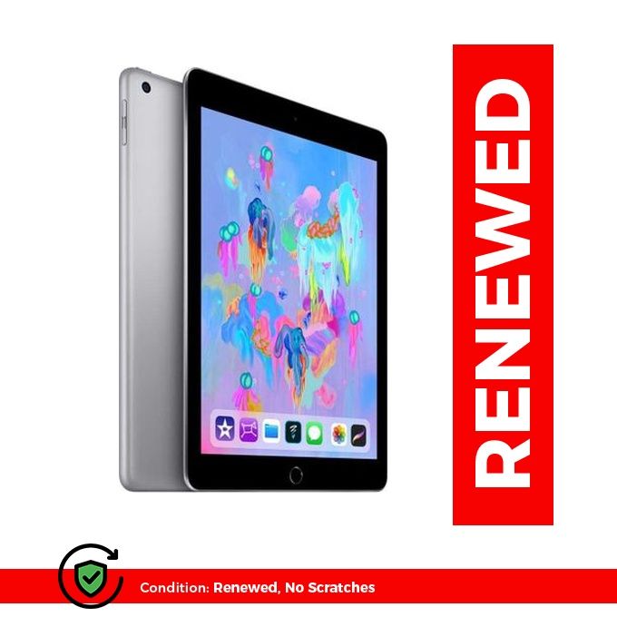 Apple Tabltte iPad 6EME GENERATION - Wi-Fi  - ROM 32 Go  - RAM 4Go ( Reconditionné )
 Fiche Technique et Prix au Maroc
